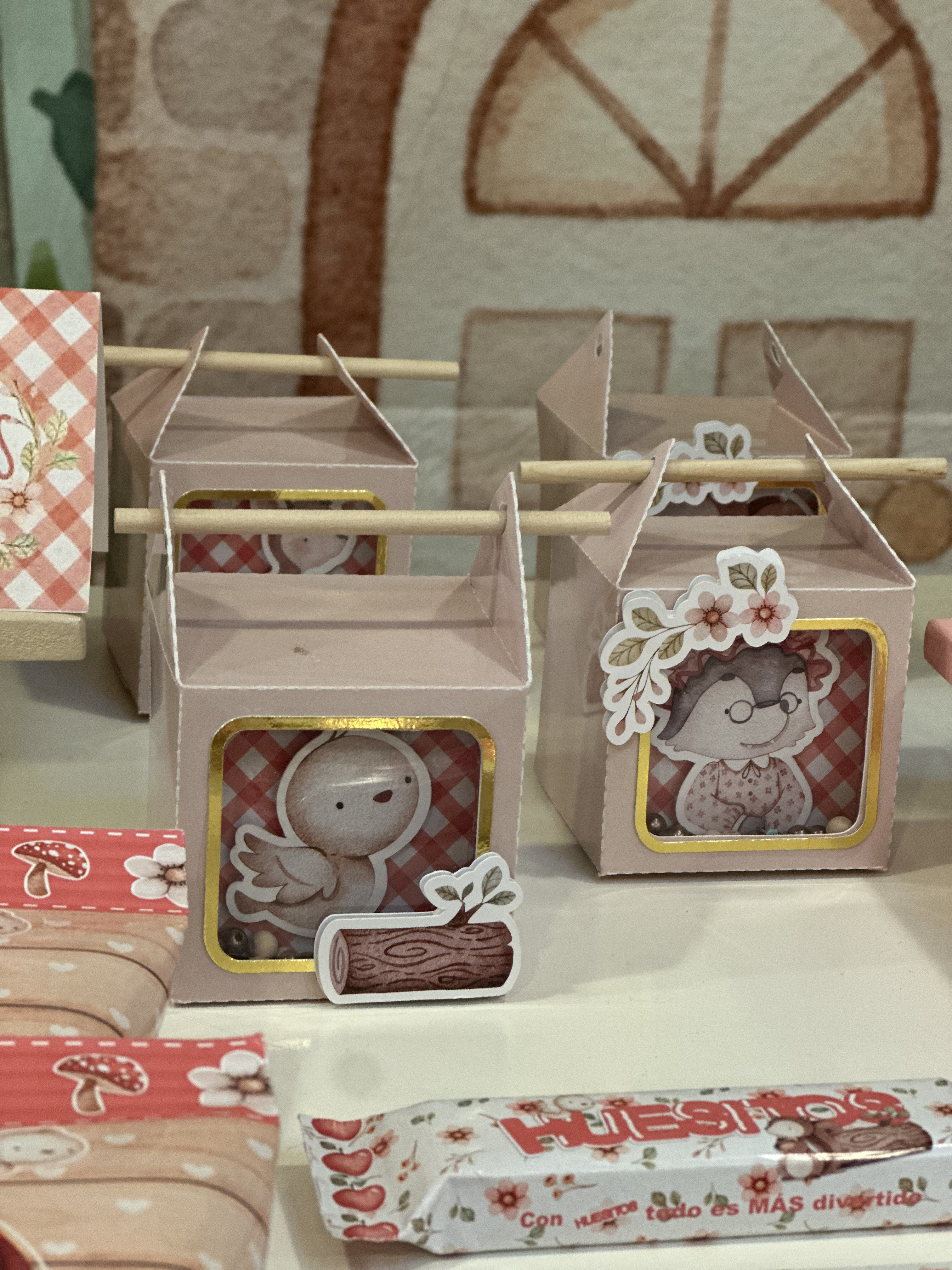 Photo corner con globos pastel para evento en Madrid